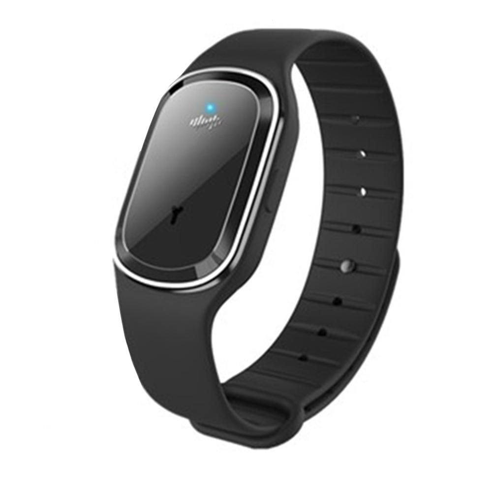 Ultrasonic Anti Mosquito Insect Pest Bugs Repellent Repeller Wrist Bracelet Band-Black