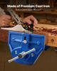 VEVOR Woodworking Vise, 9 Inch Jaw Width, Quick Release Wood Bench Vise, 10.2 Inch Max Jaw Opening, Heavy-duty Cast Iron Construction
