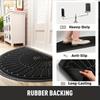 1pc Door Mat Outdoor Indoor Entrance Doormat-Semicircular Durable Rubber Non Slip Front Door Mat for Outside Inside