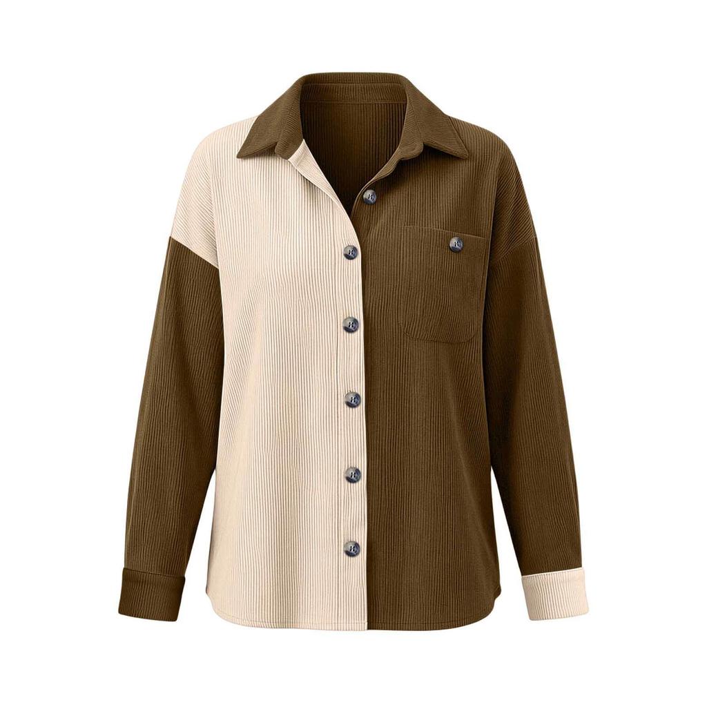 Women's Fashion Long Sleeve Loose Fit Jacket