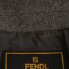 Fendi 90s Made In Italy Old Wool Jacket 42 Gray Women Used