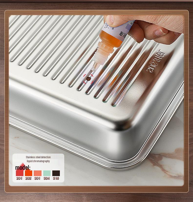 SSGP Stainless Steel Dumpling Storage Tray – Food Grade, Freezer-Safe