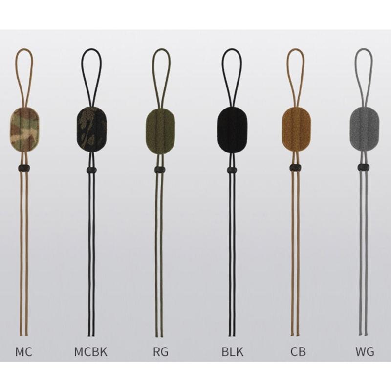 Dump Trucks Reinforcement Rope Nylon Retention Lanyard Night Visible Device Fixed Strap Lanyard With Sliding Buckles