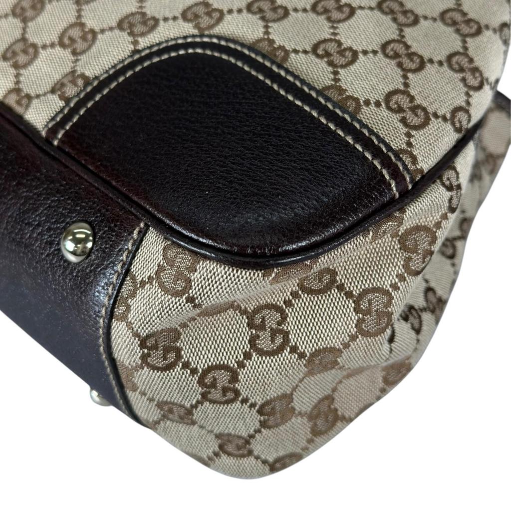 GUCCI Sherry Line Princess 163805 Tote Bag beige Women used