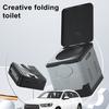 Camping Folding Toilet Dry Separating Separator Portable Prevent Bad Odor Stable Mobile
