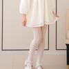 Summer Thin Lolita Children Pantyhose Girl Tight Pants Mesh Breathable Jumpsuit Socks White Heart-shaped Children's Jumpsuit