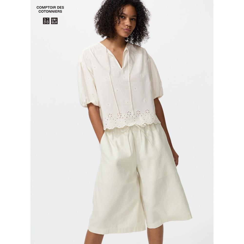 Uniqlo Japan Linen Blend Culottes
