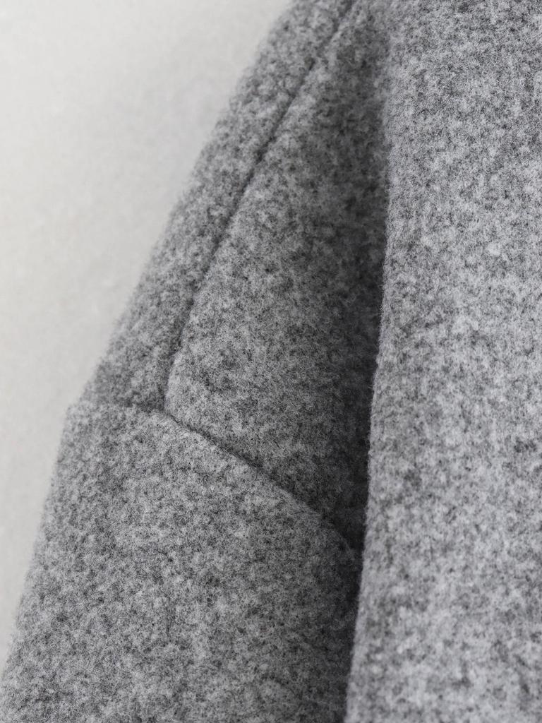 Women's 2024 Tweed Bomber Jacket - Long Sleeve, Casual, Autumn/Winter