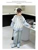 Girls' Spring & Autumn Korean-Style Two-Piece Sweatshirt and Jeans Set (2025)