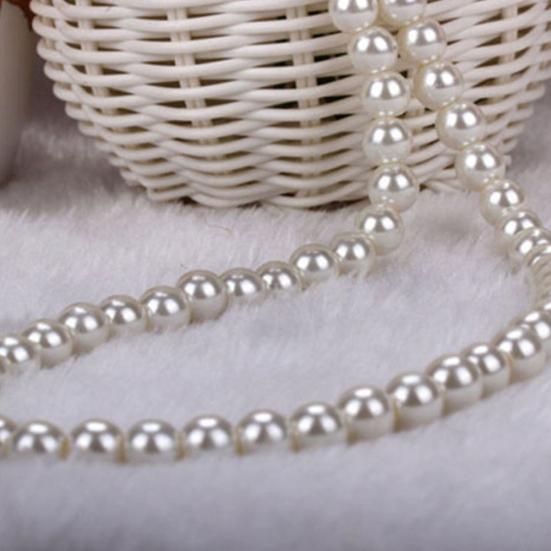 Elegant Women Faux Pearl Beads Necklace Bracelet Hook Earrings Party Jewelry Set