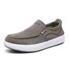 Spring new canvas shoes men's fashion versatile casual soft-soled lazy shoes breathable simple men's shoes