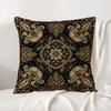 Pattern Bandanna Pattern Cushion Cover Natural Linen Pillowcase Set AllinOne Decor Cushion Cover for Sofa Bedroom Chair