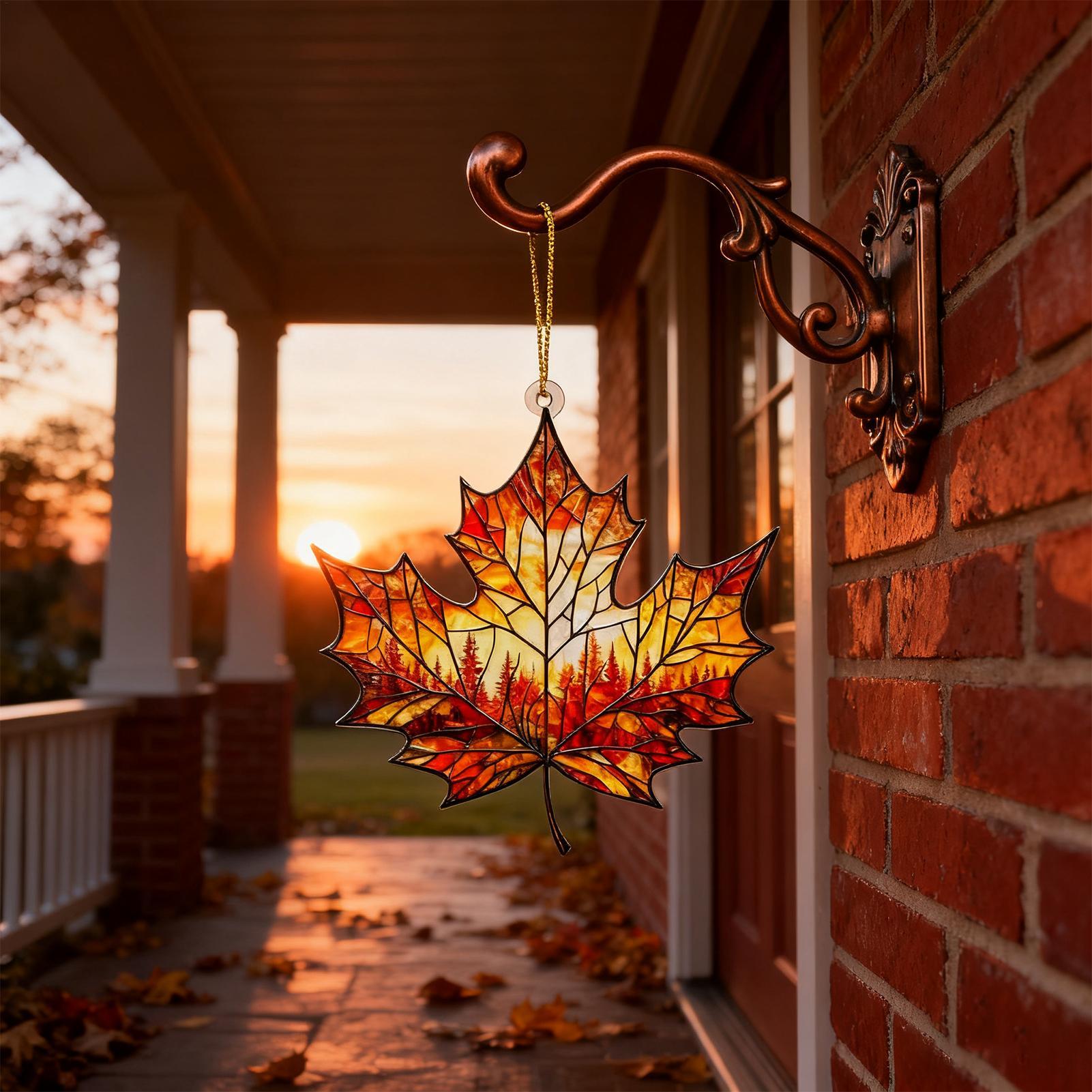 

Fall Tree Decorations And Ornaments 2D Acrylic Maple Leaves Pendant Maple Leave Ornaments For Thanksgiving Party Home Garden CHINA