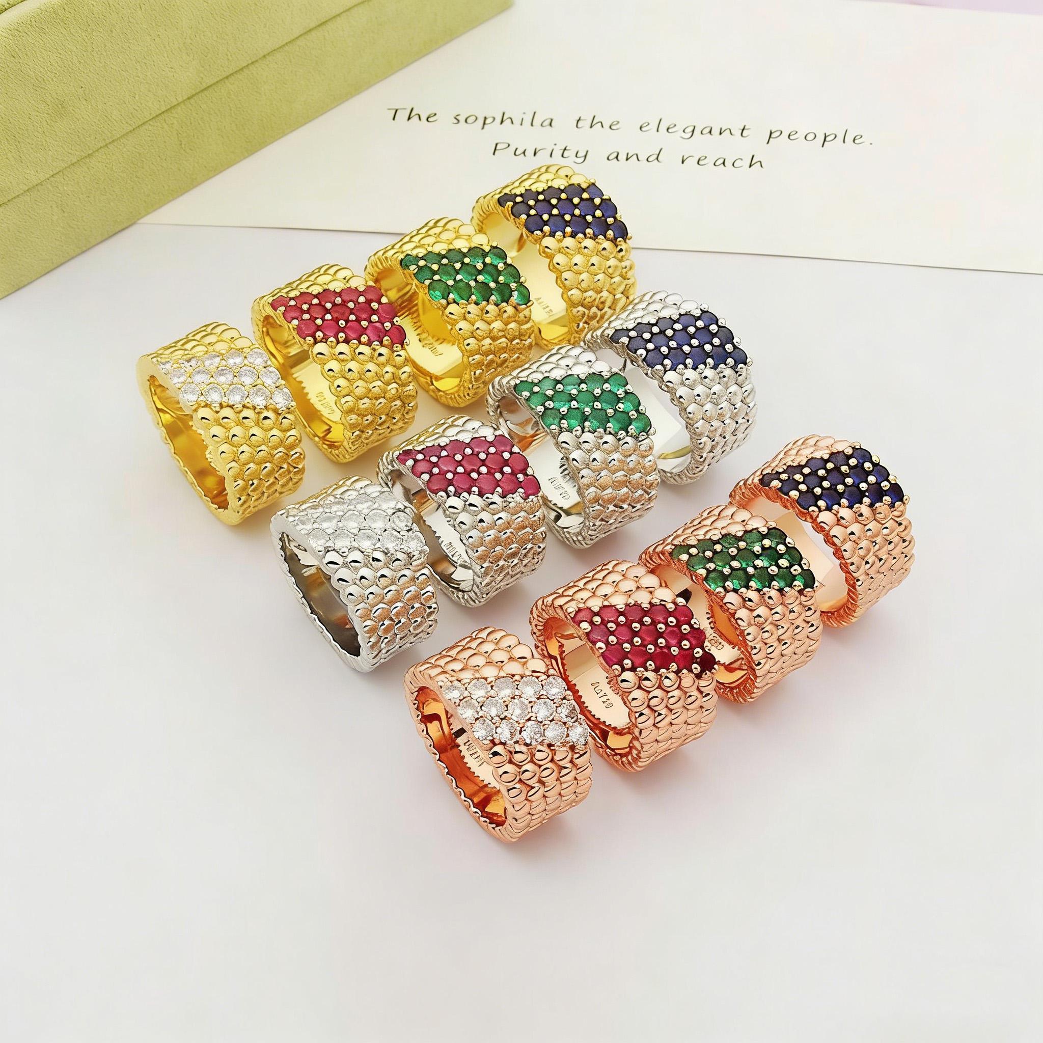 

Diamond Set Wide Edition Ring for Daily Wear Exquisite Craftsmanship for Men and Women Gifts for Men and Women Birthday Gift US6 серебряный/белый