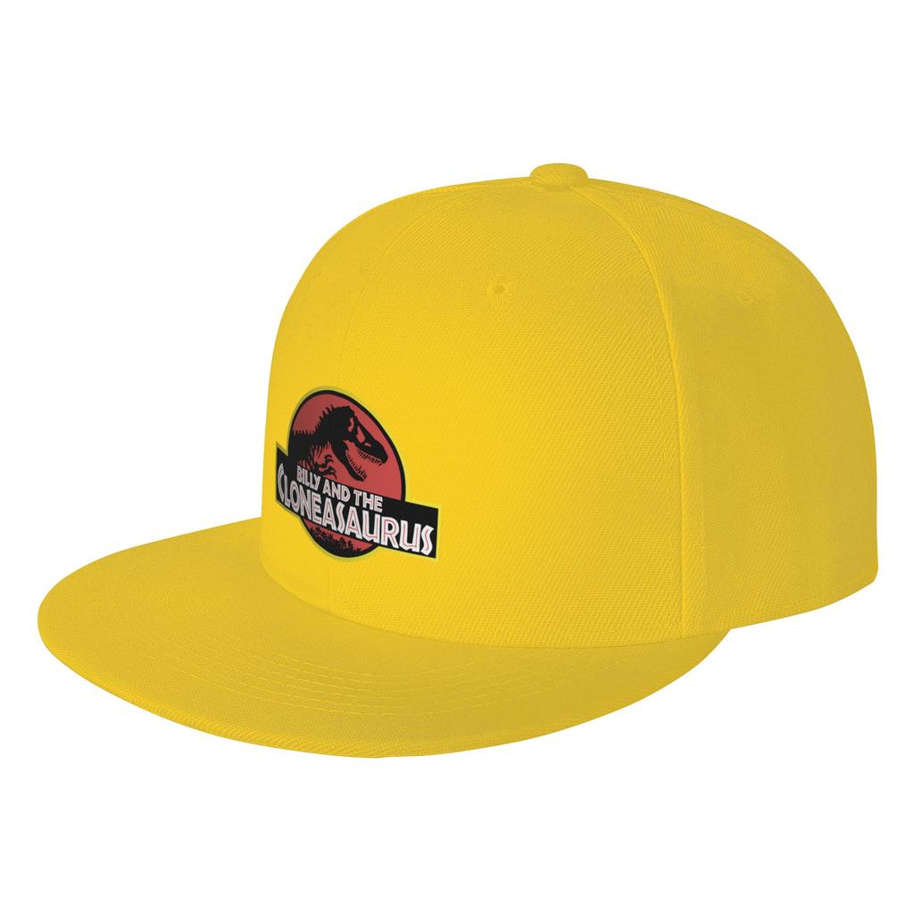 Fashion Billy and the Cloneasaurus Flat Brim Sun Hat  Holiday Travel Caps For Women