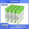 VariCore 3.7V 14500 1410S 1000mAh Li-ion Rechargeable Battery for Multimeter Sweeper Lamp Digital Camera Control Mini Fan