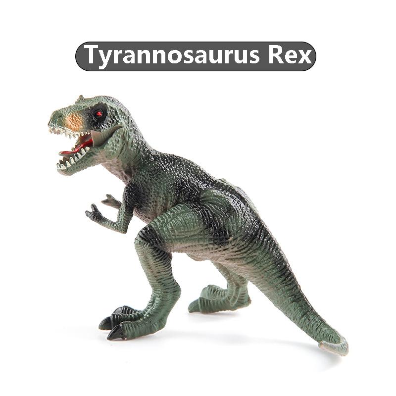 Dinosaur Animals Model Simulation Dinosaur Solid Model Toys Rex Spinosaurus Triratops Action Figures Collection Toy Kids Gifts