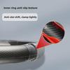 "Ultra-Thin Nappa Perforated Clip-On Steering Wheel Cover: Warm in Winter, Cool in Summer, Non-Slip Design"