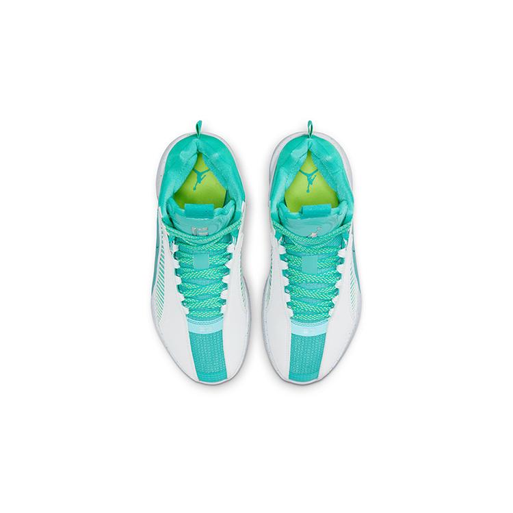 Jordan Air Jordan 35 'Guo Ailun' Slip Resistant Abrasion Resistant Mid Top Children's Basketball Shoes Mint Green DJ3009-100