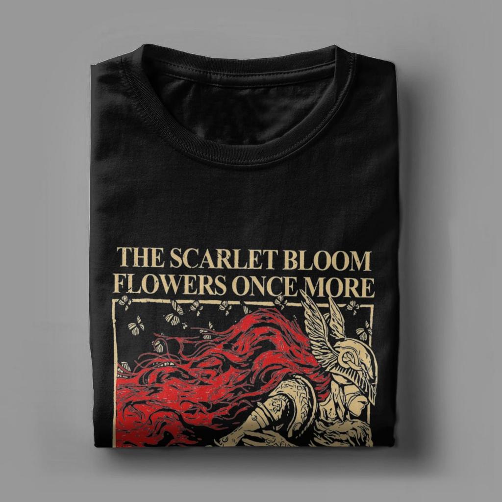 Men's Elder Malenia Blade Of Miquella T Shirt Pure Cotton Tops Funny Short Sleeve Crew Neck Tees Unique T-Shirt