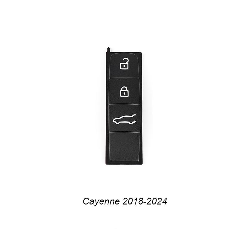 AABKQ1 For Porsche Cayenne Macan Panamera 911 718 Key Repair Kit Metal Frame Button Cover Tail Hanging Keychain Replacement Parts Set