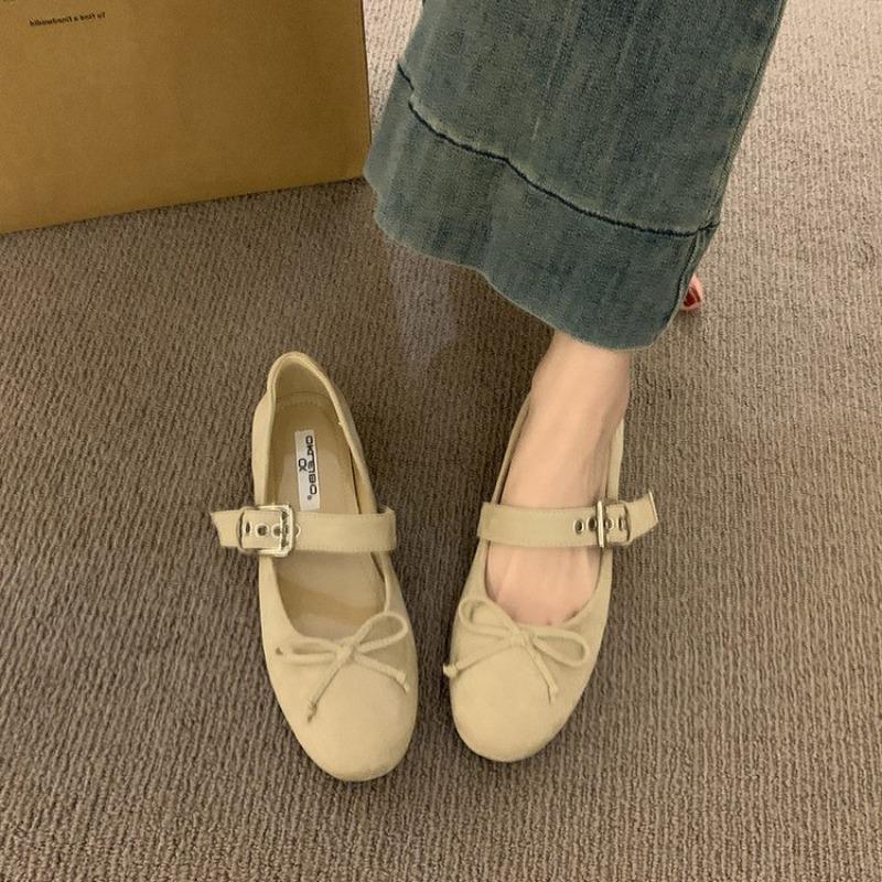 Mote Søt Mote Hverdagssko Damesandaler Ballerina Sko Platformsko Designer Ballett Dansesko Slides Tøfler Kjole Zapatos Mujer