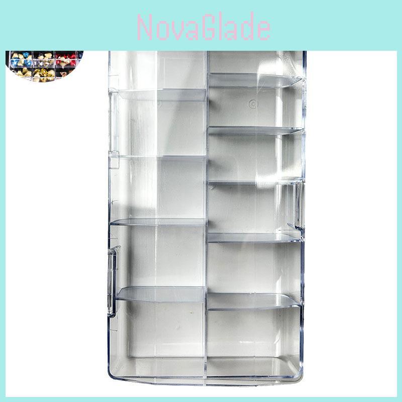 Compact And Transparent Nail Box For Nail Storage And Display