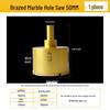 Jusen Brazed Diamond Hole Saw for Glass, Marble, Concrete, and Tile