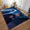 GTA Police Printed Flannel Carpet Non-Slip Suitable for Bedroom, Living Room, and Children's Room Decoration