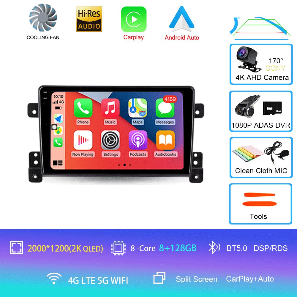 Android 14 For Suzuki Grand Vitara 3 2005 - 2015 Car Radio Multimedia Video Player Navigation Stereo GPS No 2din 2 Din Dvd