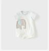 David Bella newborn jumpsuit summer outfit new men's clothing, women's clothing, pure cotton short sleeved jumpsuit