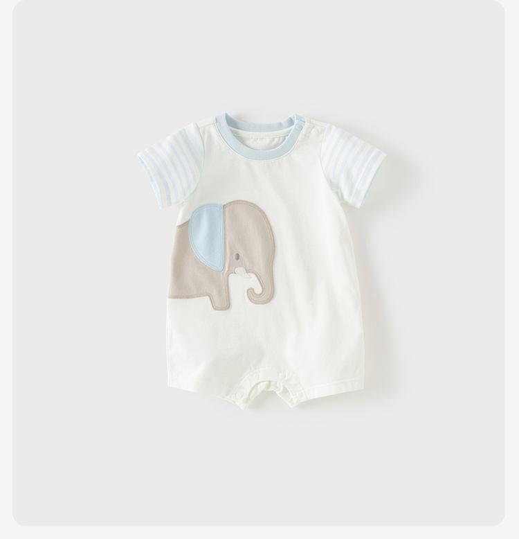 David Bella newborn jumpsuit summer outfit new men's clothing, women's clothing, pure cotton short sleeved jumpsuit