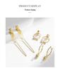 Kenjie McQueen Skull Pendant Earrings - Women's European & American Punk Studs & Ear Clips