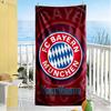 Bayern Munich Personalized Text Beach Towel Super Soft Microfiber Quickdry Fabric