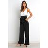 Pantaloni da abito da donna estivi da ufficio Pantaloni casual versatili a gamba larga con pantaloni a cintura