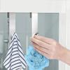 Badezimmer-Duschtür-Rückhaken aus Edelstahl über Glastür, Duschhandtuchhalter, S-Form, Badezimmer-Bademantel-Aufhänger-Halter-Haken