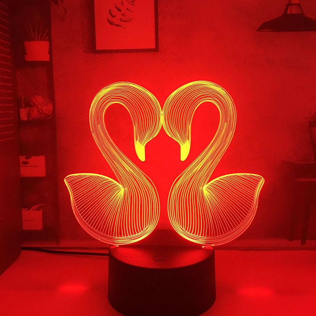 Creative 3D Cartoon Night Light - Gift for Girlfriend or Female Classmate, Perfect for Birthday or Dorm Desk.