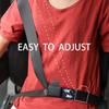 For Car Seat Belt Adjuster PU Leather Car Interior Buckle Anti-Retractable Neck Belly Seat Belt Velcro