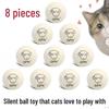 Silent Kitten Trainer: Plush Wool Ball for Pet Training and Energy Use