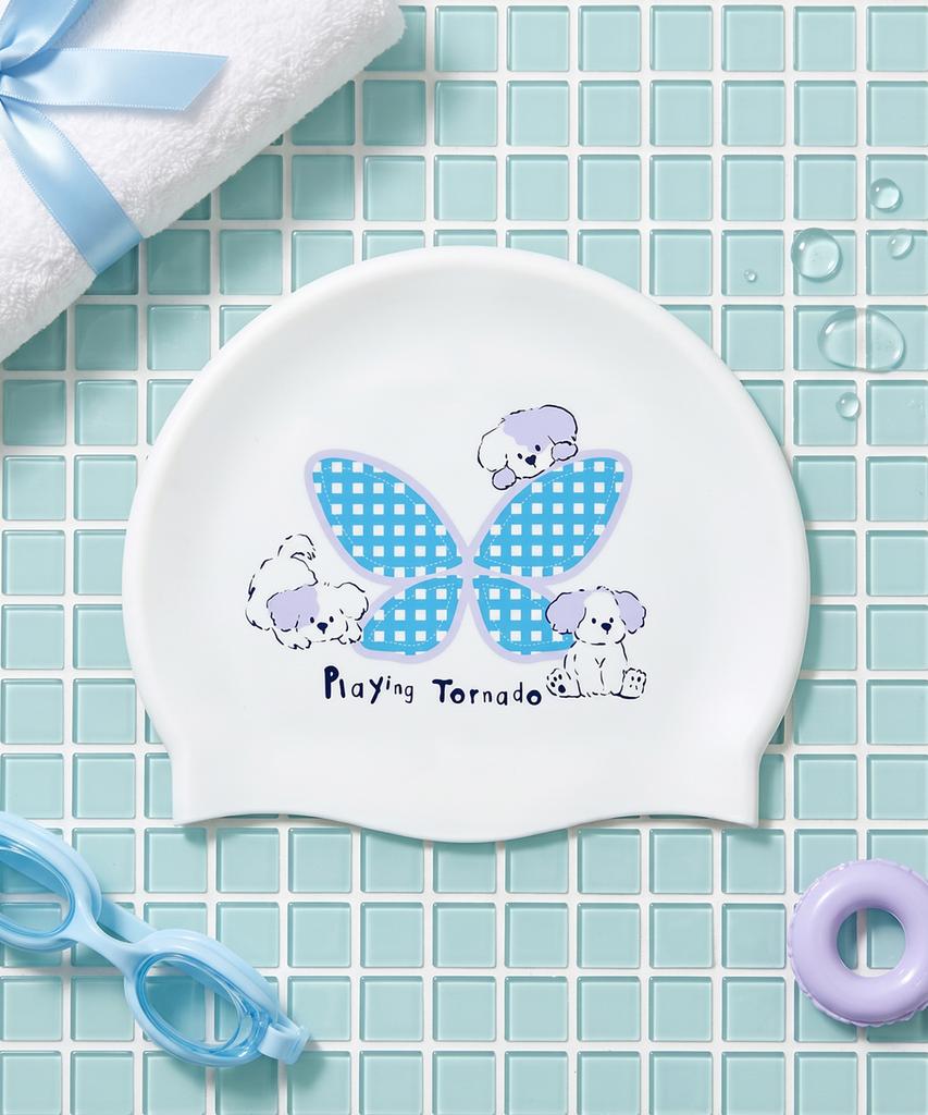 Toneidoseupocheu Meltgarden Silicone Swim Cap Blue