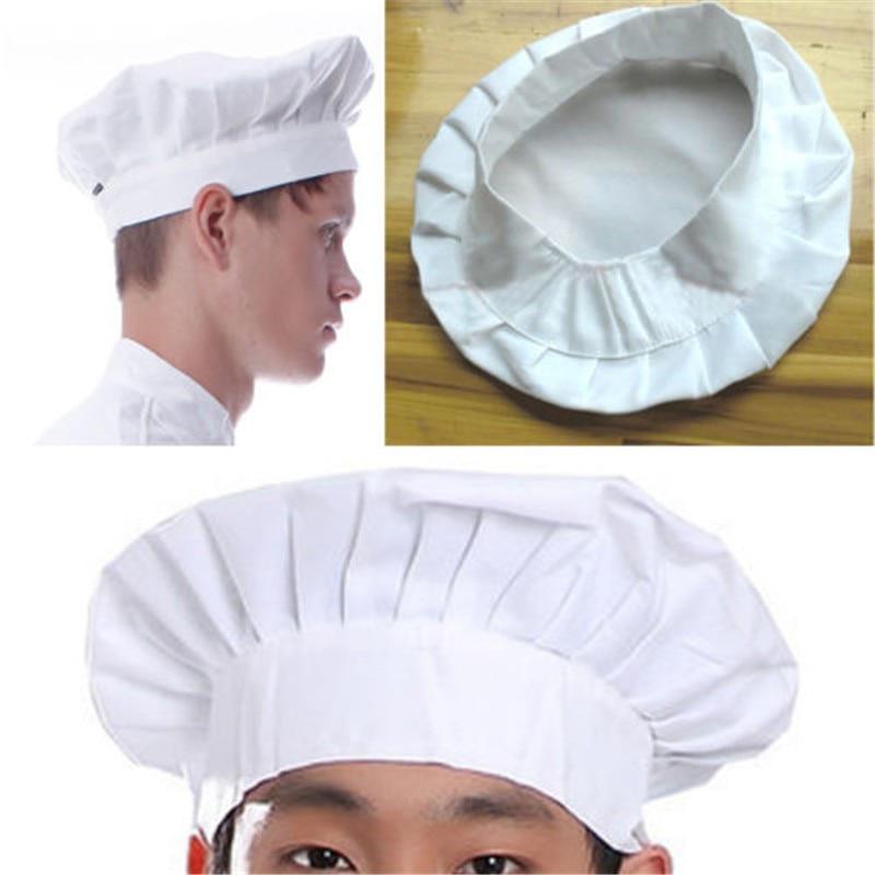 Adult Tall White Chefs Baker Cook Chef CLOTH Hat Fancy Dress Costume Accessory