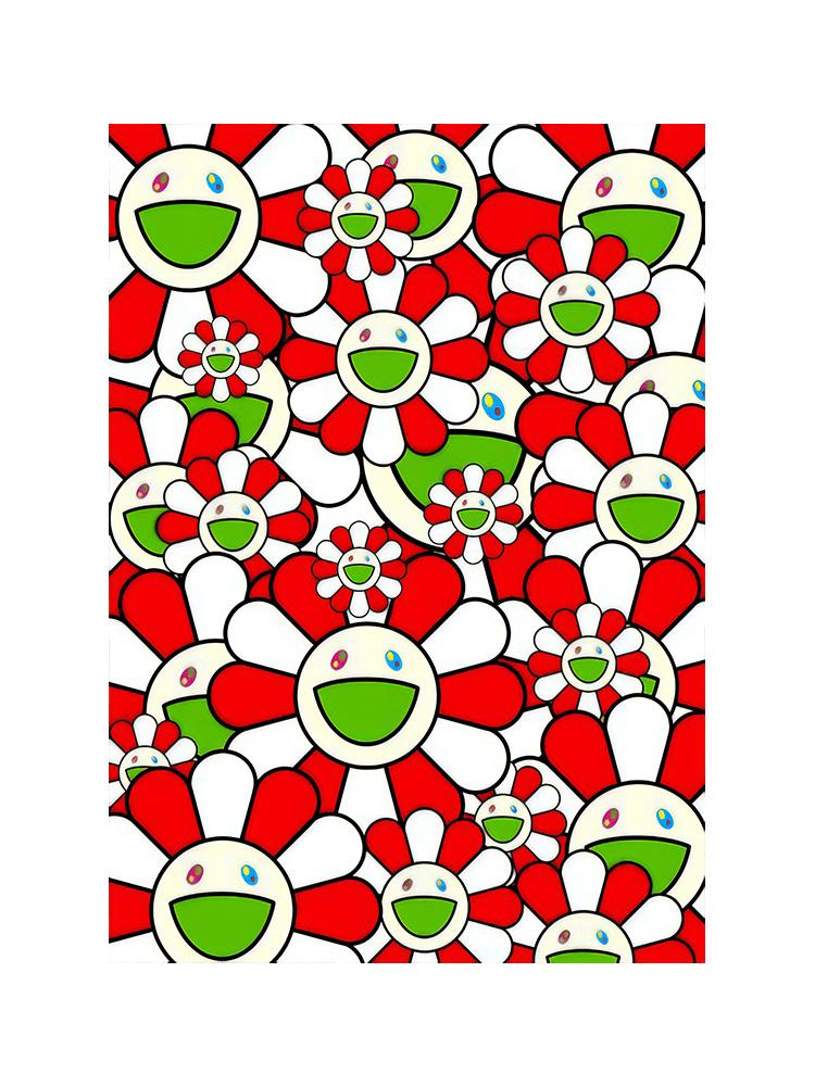 Abstrakt fargerikt smil Solsikker tegneserieplakater utskrifter lerret maleri Kawaii popkunst for barn soverom hjemmeinnredning Cuadros