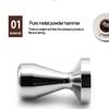 Stainless Steel Coffee Tamper Ergonomic Handle Coffee Powder Press Espresso Coffee Tamper  Home Use