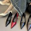 Royal sister sexy high heels women's new daily dating pointed thin heels single shoes temperament work shoes