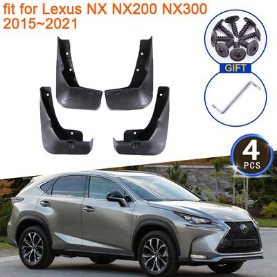 Para Lexus NX NX200 NX300 2015 2016 2017 2018 guardabarros contra salpicaduras ruedas delanteras guardabarros accesorios de estilo de coche