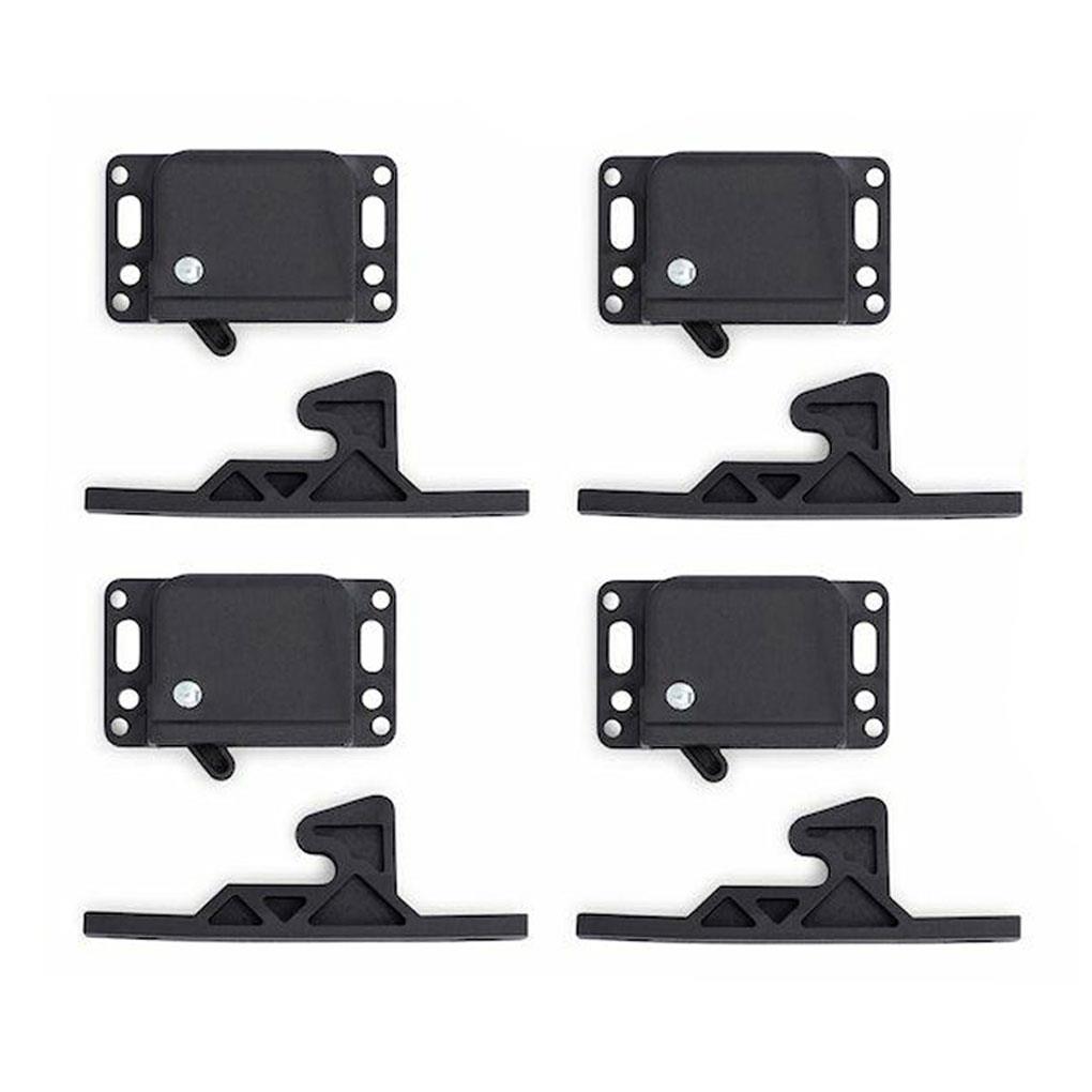 Universal 4Set  RV Drawer Latches and Catches RV Cabinet Door Replacement Latch for Motorcoach Camper Trailor Boat Motorhome