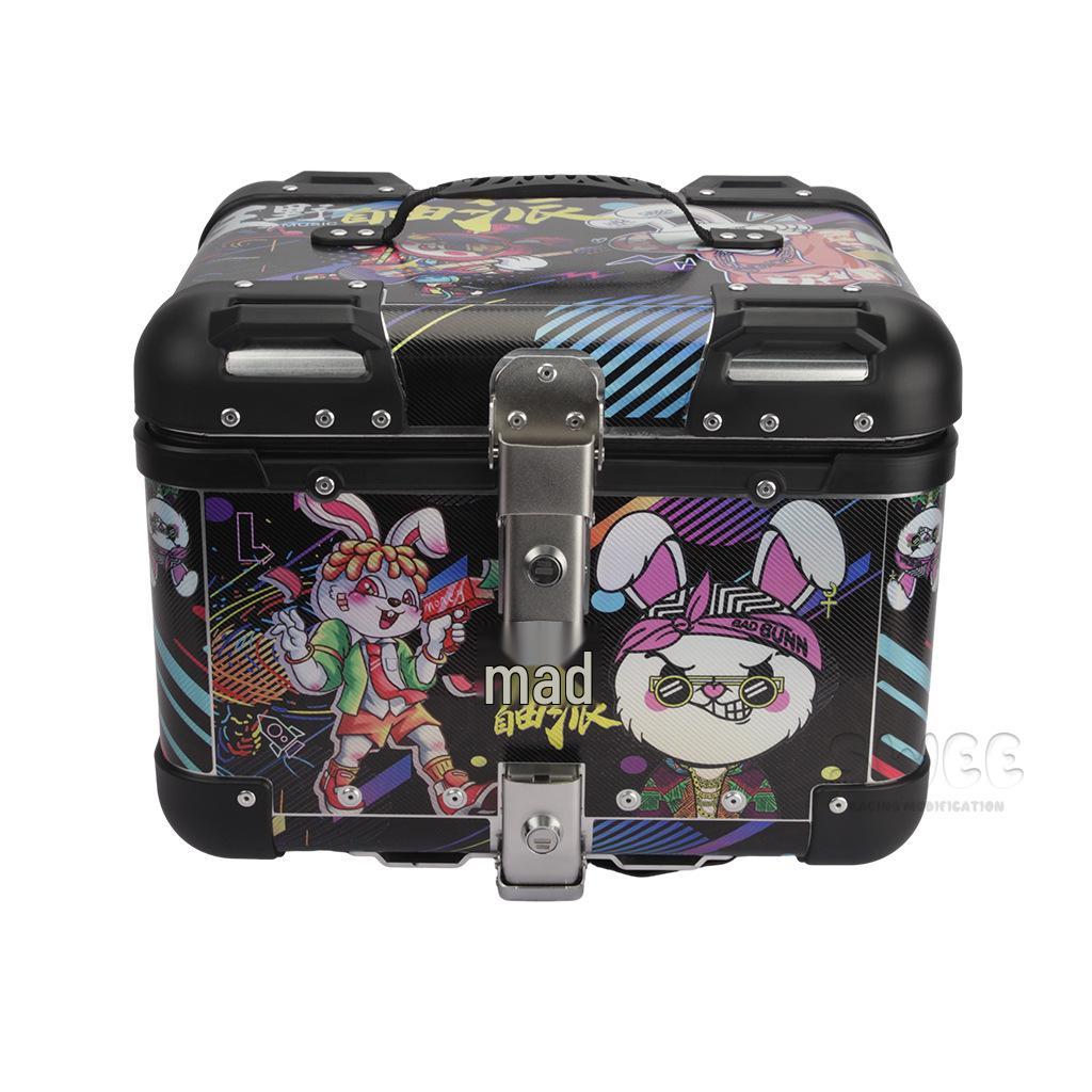 45L/100L Large Capacity Aluminum Alloy Electric Vehicle Tail Box for Motorcycles & Electric Bicycles