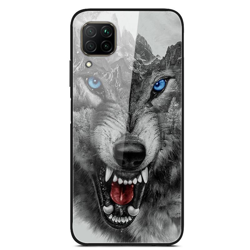 Luxury Cover Case for Huawei P40 Lite Tempered Glass Cover for Huawei P40 Lite E Phone Case for Huawei P 40 Lite Coque P40Lite E