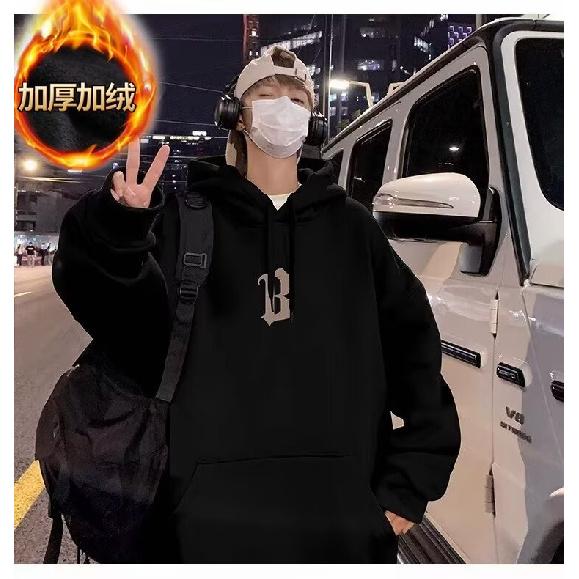 Retro-Pullover im Hong Kong-Stil für Herren, Frühling und Herbst, Kapuzenpullover für Herren, amerikanischer schwerer High Street-Ins-Mode-Marken-Baggy-Mantel