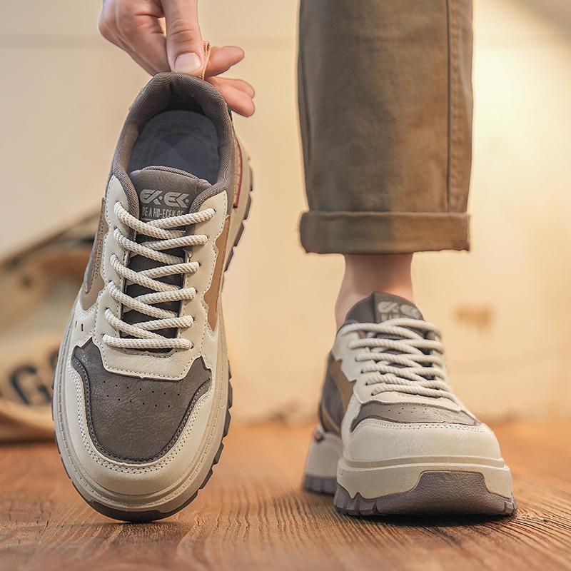 Men's Camping Versatile Fashionable Casual Sports Shoes Lightweight Korean Version Men's Trendy Outdoor Travel Shoes